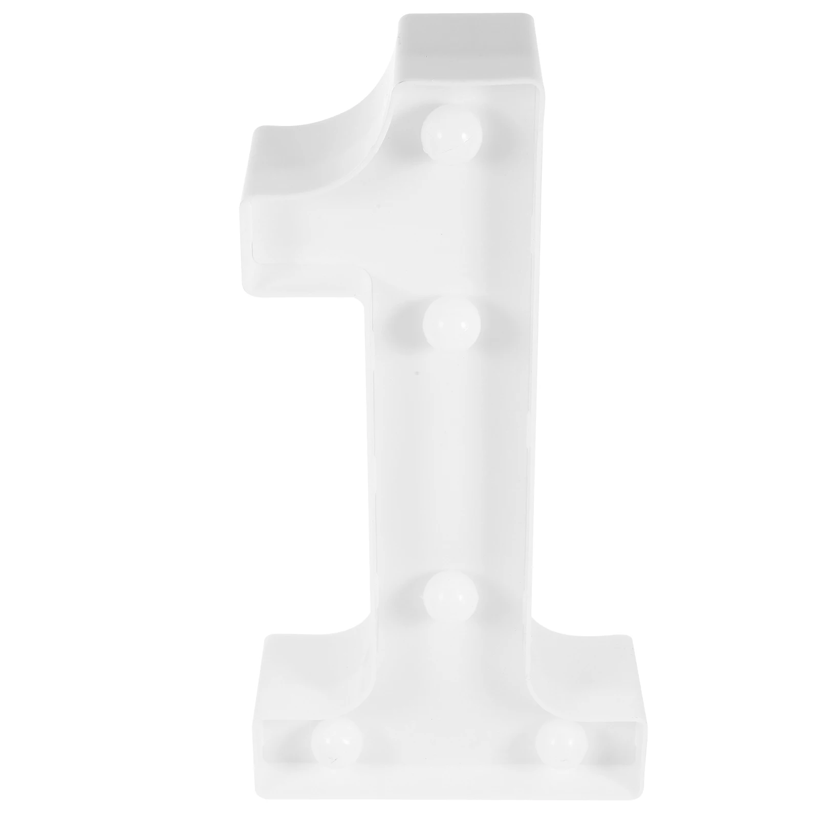 

Digital Decoration Lamp Light-Up Number 1 LED Lamp Romantic Proposal Bedroom Party Number Light Sign Light Up Numbers