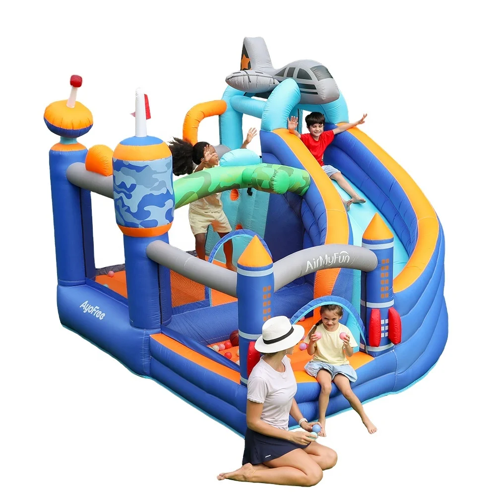 Inflatable Horse Bouncy Castle Bouncer Combo Indoor Outdoor Small Kid Unicorn Bounce House and Pool