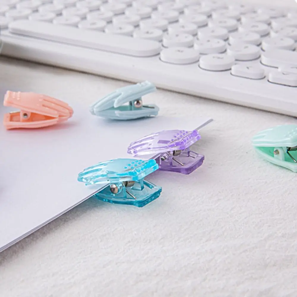 Mini Memo Clips para DIY Craft, Grampos de papel decorativos, Bookmark, Binder Clips, File Folder Clip, 10Pcs