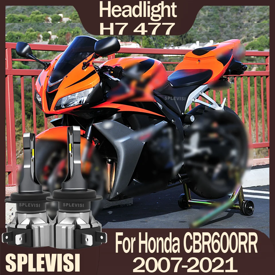 

H7 motorcycle Headlight Durable Materials LED For Honda CBR600RR 2007 2008 2009 2010 2011 2012 2013 2014 2015 2016 2017-2021