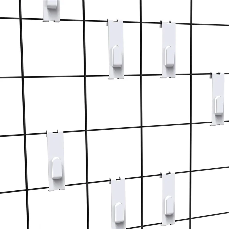 A23I-30Pc Gridwall Haken Hangers, Rasterpaneel Haken Raster Muurhaak Raster Muuraccessoires Draadroosterhaak Raster Plankhaken