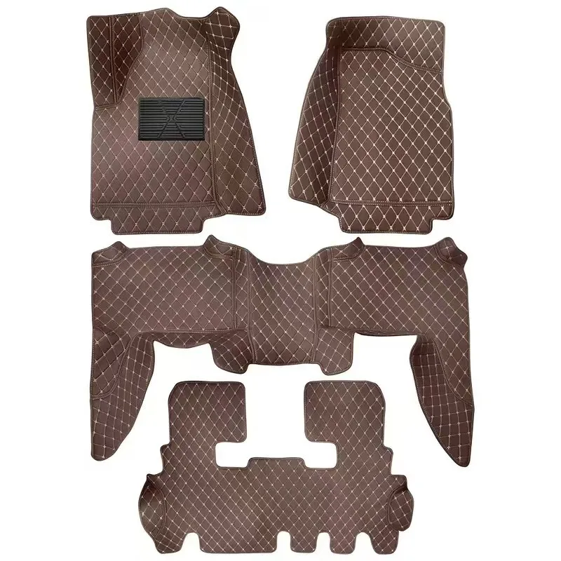 

7 Seats Right Hand Driver For Peugeot 5008 Custom Car Floor Mats Fit 2017 2018 2019 2020 2021 2022 2023 2024 Auto Foot Carpet