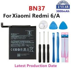 Brand New BN37 3000mAh Battery For Xiaomi Redmi 6 Redmi6 Redmi 6A BN37 Phone Replacement Batteries +Tools