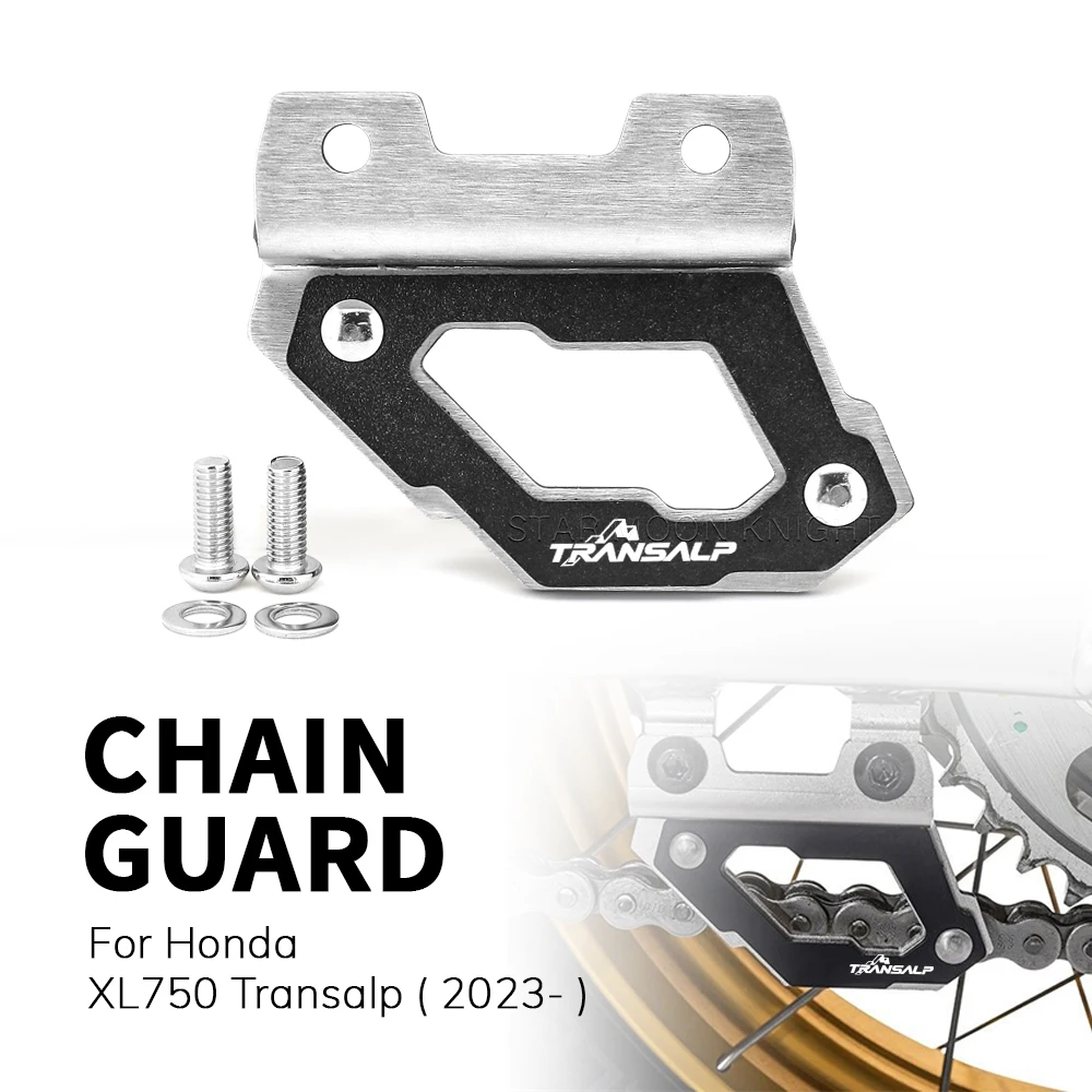 

For Honda XL750 Transalp 2023- Motorcycle Accessories Chain Guide Pulley Chains Stabilizer Chainring Protector Guard Cover