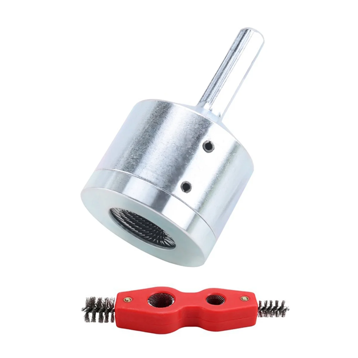New 4-in-1 Double-Headed Copper Pipe Brush Copper Tube Polishing Reamer Pipe Cleaner 15MM Chamfering Tool Pipe Deburrer