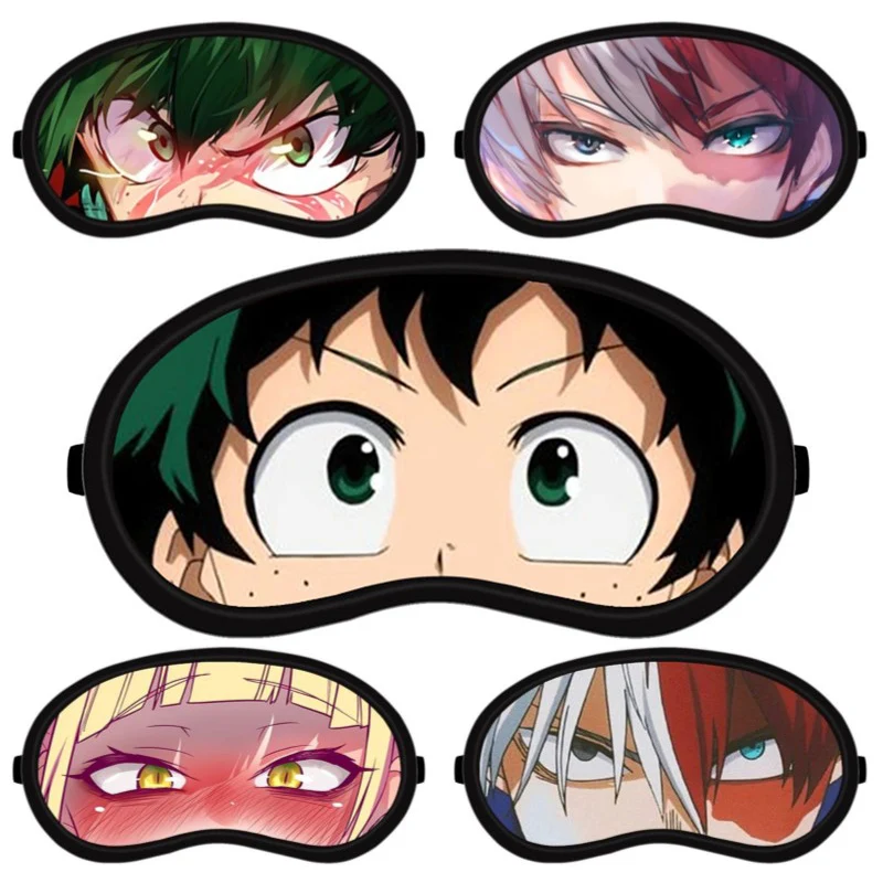 My Hero Academia, Anime Shade Eye Patch, Ultra-Soft Sleeping Blindfold, Breathable Eyes Mask Cover, Cosplay Props