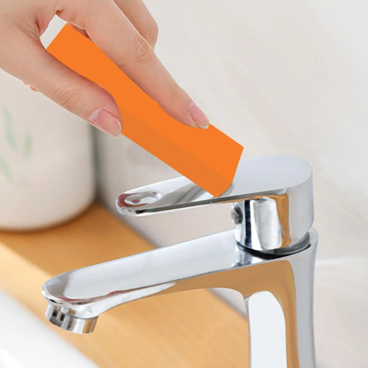 

Easy Limescale Eraser Bathroom Glass Rust Remover Rubber Household Kitchen Cleaning Tools Kitchen Toilet Rust Brush