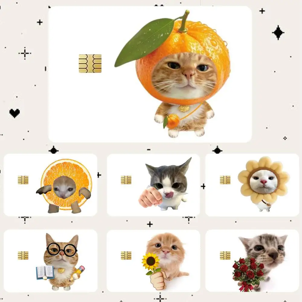 

F-Funny Meme HD Waterproof Card Skins Protective Stickers for Credit Bank Game Cards