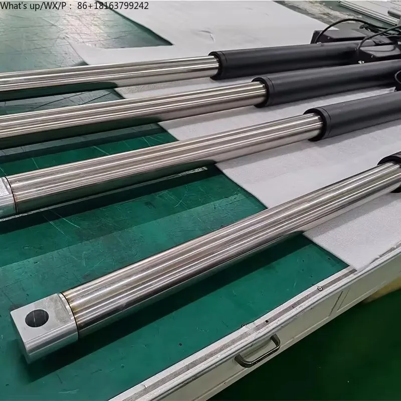 Aktuator Linier 12 Langkah Motor Listrik DC 12V 9A 24V 250Mm 5Mm/S 24VDC 50Mm 3000N untuk Pengangkat Mobil Penyandang Disabilitas