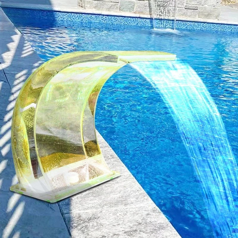 

Swimming Pool Autumn Luxury Outdoor Garden Fountain Wall Installation Swimming Pool Waterfall