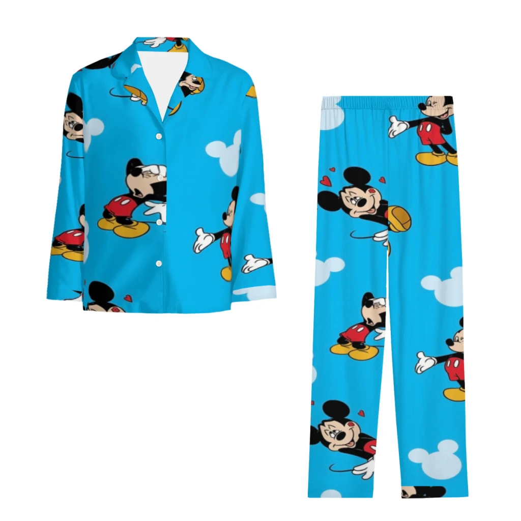 

Disney Mickey Mouse White pajamas, Minso's selected patterns, cute style