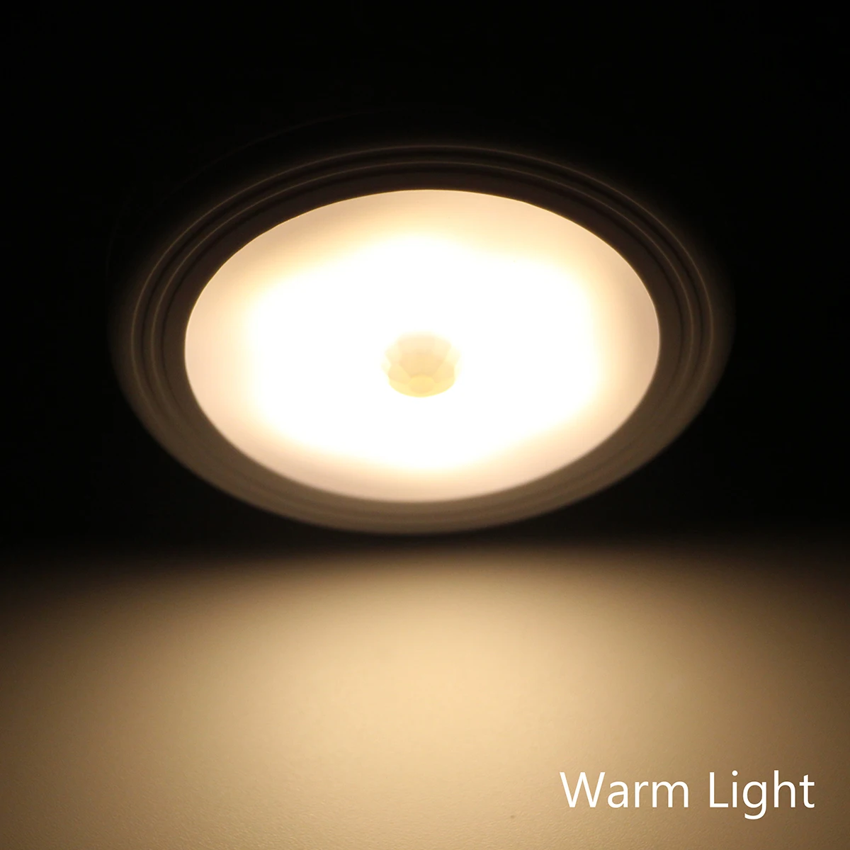 Sensore di movimento PIR luce notturna a LED lampada da notte alimentata a batteria per armadio da cucina lampada da armadio scala luce per armadio