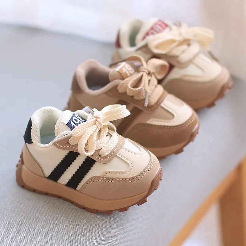 

New Seasons Baby Toddler Walking Shoes Boys Girls Sneakers Non-slip Sneakers Children's Shoes Casual White Kids Leisure Shoes