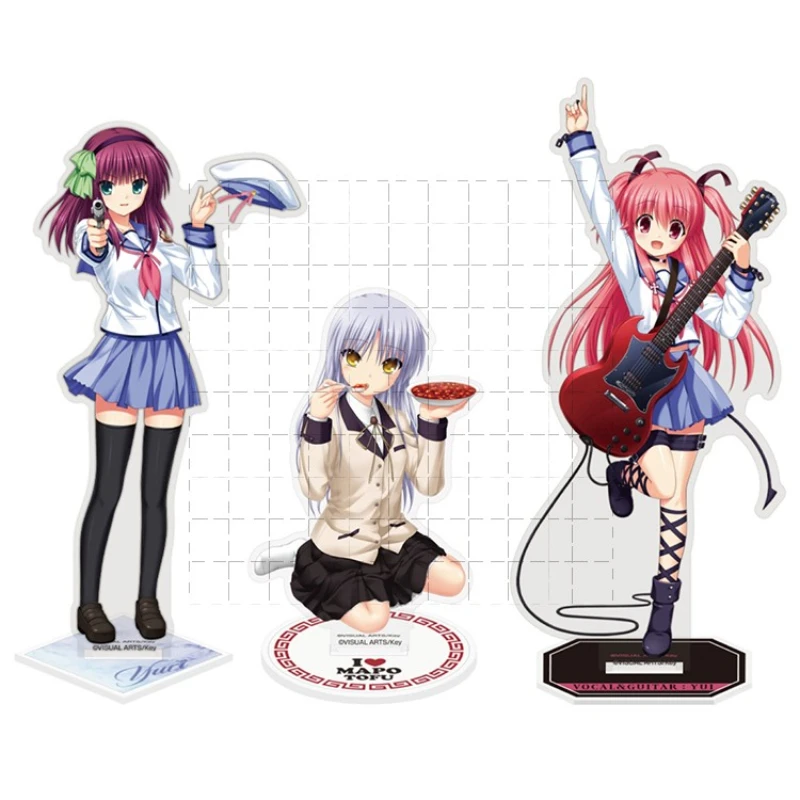 Game Nakamura Yuri Tachibana Kanade Yui Acrylic Stand Doll Anime Figure Model Plate Cosplay Toy for Gift