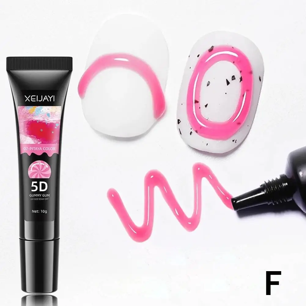 10 ml 5D Solid Pudding Nagel Gel Polnisch Koreanischen Stil Transluzente Elastische Präge Malerei Liner Gel Nägel Kunst Dekoration N EWW