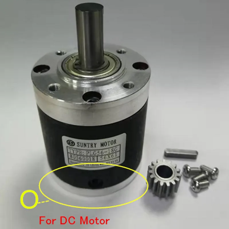 Imagem -05 - Qualidade Planetária Redutor Geabox para dc Brushless Motor Stepping Motor Praça Tampa de Entrada 56 mm Stepping Tampa Plg56