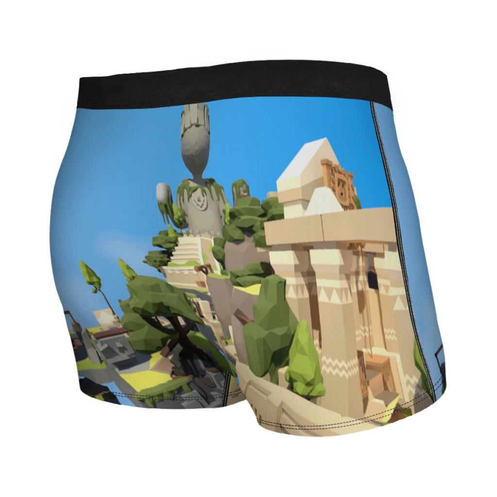 Game Scenes Men Boxer Briefs Underwear Human Fall Flat Decrypting Games Highly Breathable High Quality Gift Idea