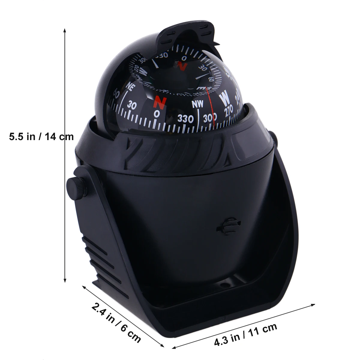 

Electronic Digital Compass Illuminated Marine Nautical Sea Boat 12V Night Use Low Power Jeweled Pivot UV Protection