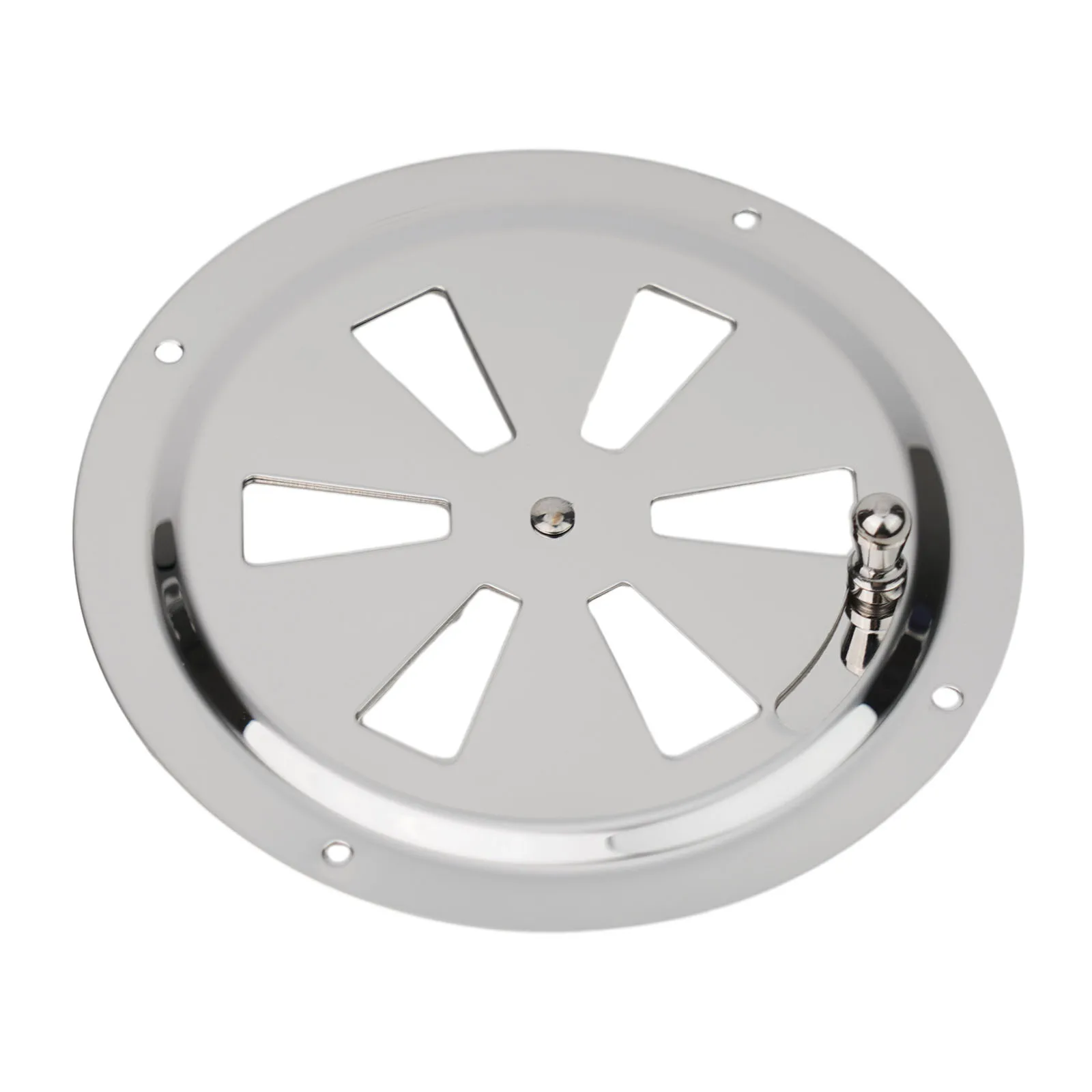 Ventilation Panel Air Vent For Home Resistance Mirror Finish Opening And Closing Side Knob Opening Silver Color