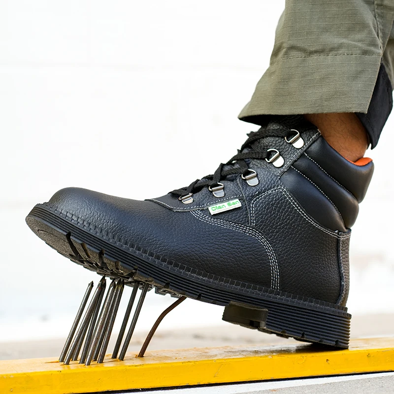 Work Waterproof Boots Steel Toe Men's Safety Shoes Anti-piercing Work Shoes Anti-smash Indestructible Footwear Safety Boots