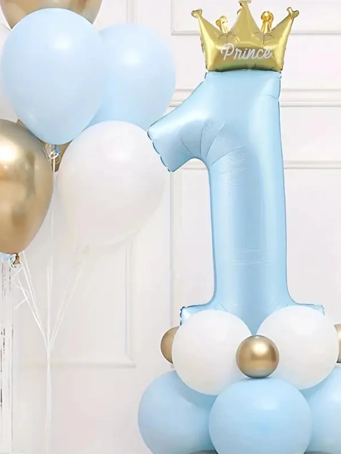 23 Stück Baby Junge Mädchen 1. Geburtstag Ballon Set Nummer 1 bis 9 Luftballons Geburtstag Party Dekorationen Kinder Baby Shower Party Dekoration – Detail 4