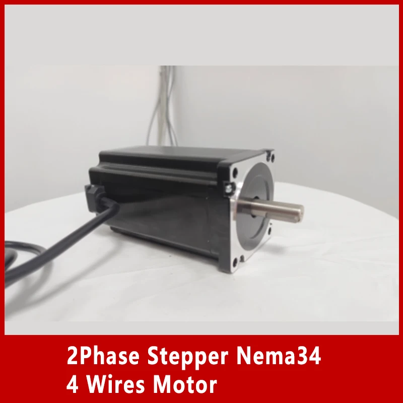 

2Phase Stepper Nema34 4 Wires Motor for Breathing Mask N95 Machine CNC Step Engine 86BYGH 12N.m 150mm Body Length CE ROHS