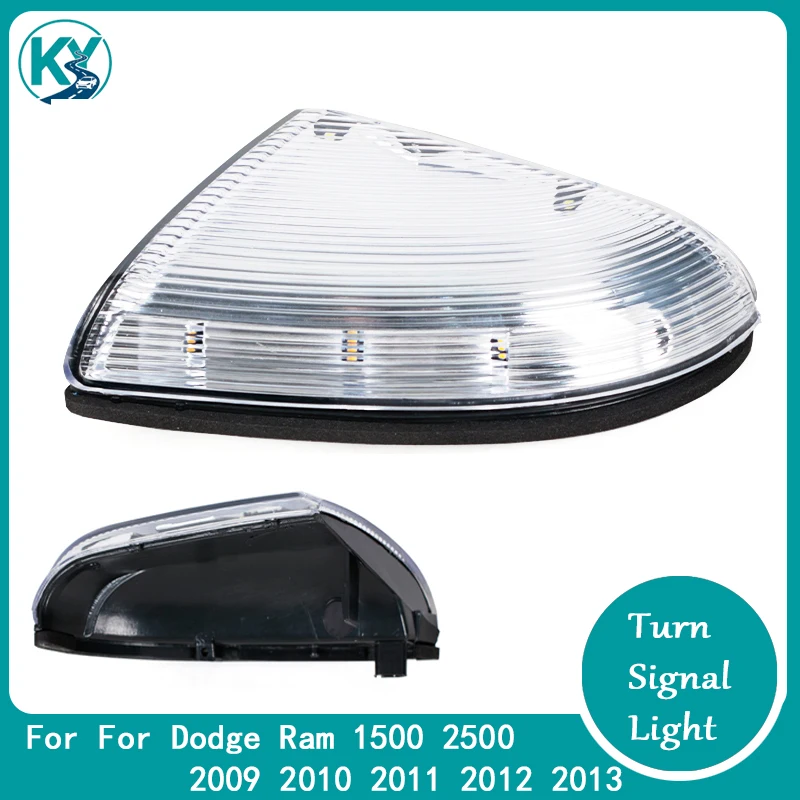For Dodge Ram 1500 2500 2009-2013 68064948AA 68064949AA Side Rearview Mirror Turn Signal Light Housing Car Accessories