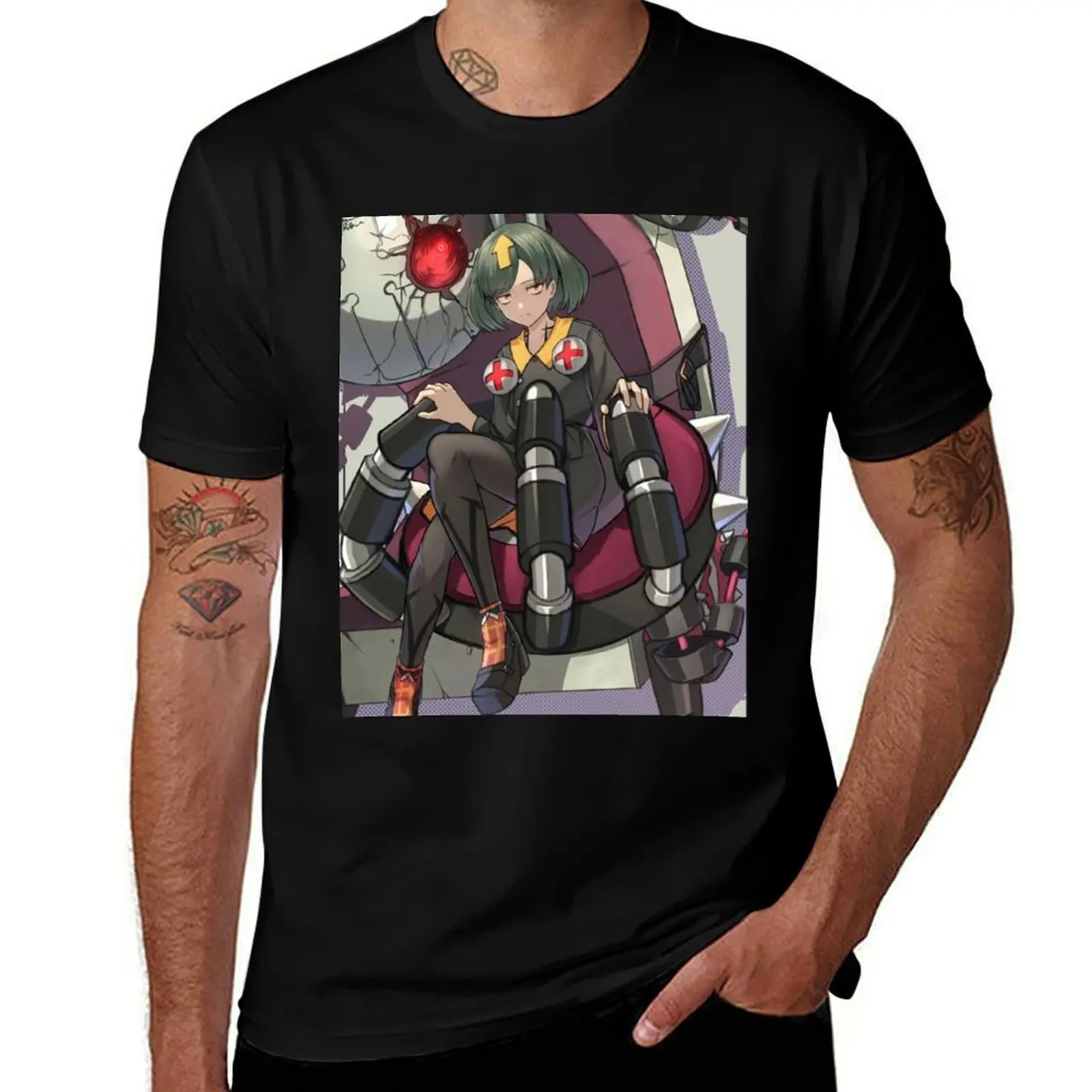 Guilty Gear Bedman T-Shirt Large Size Casual Short Sleeve Top T-Shirt