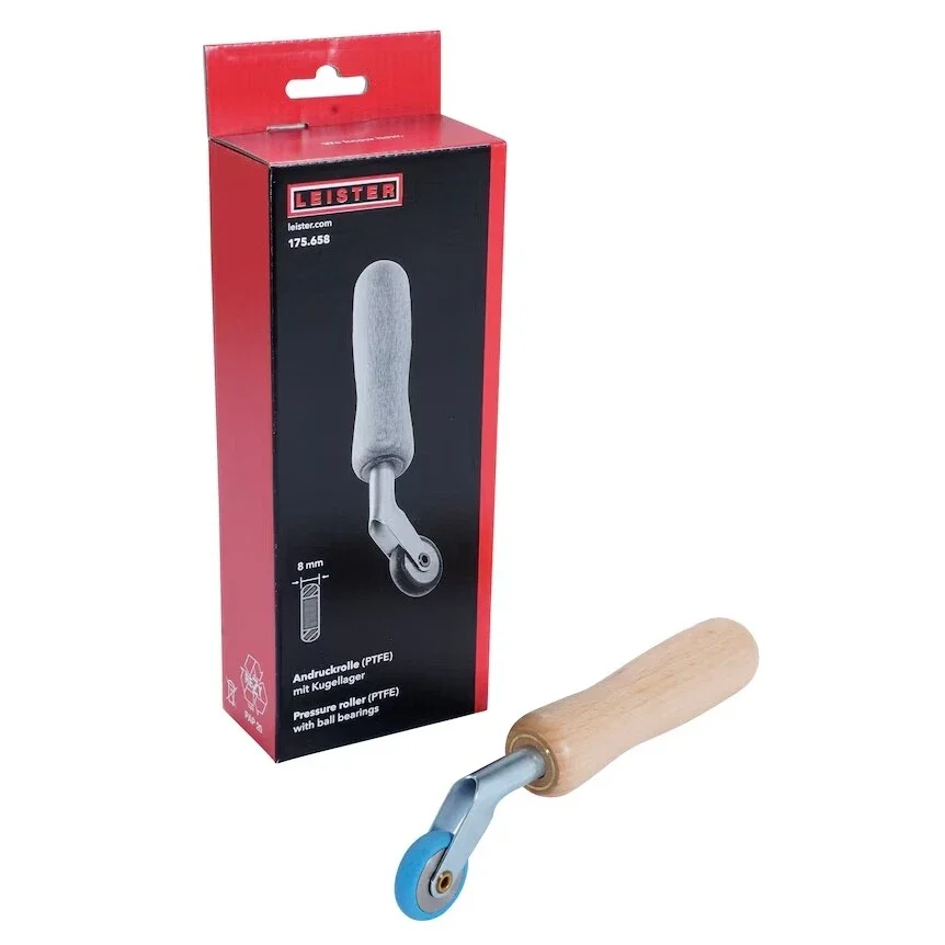 Leister Pressure roller 8mm with ball bearings,PTFE -175.658 With Original Package