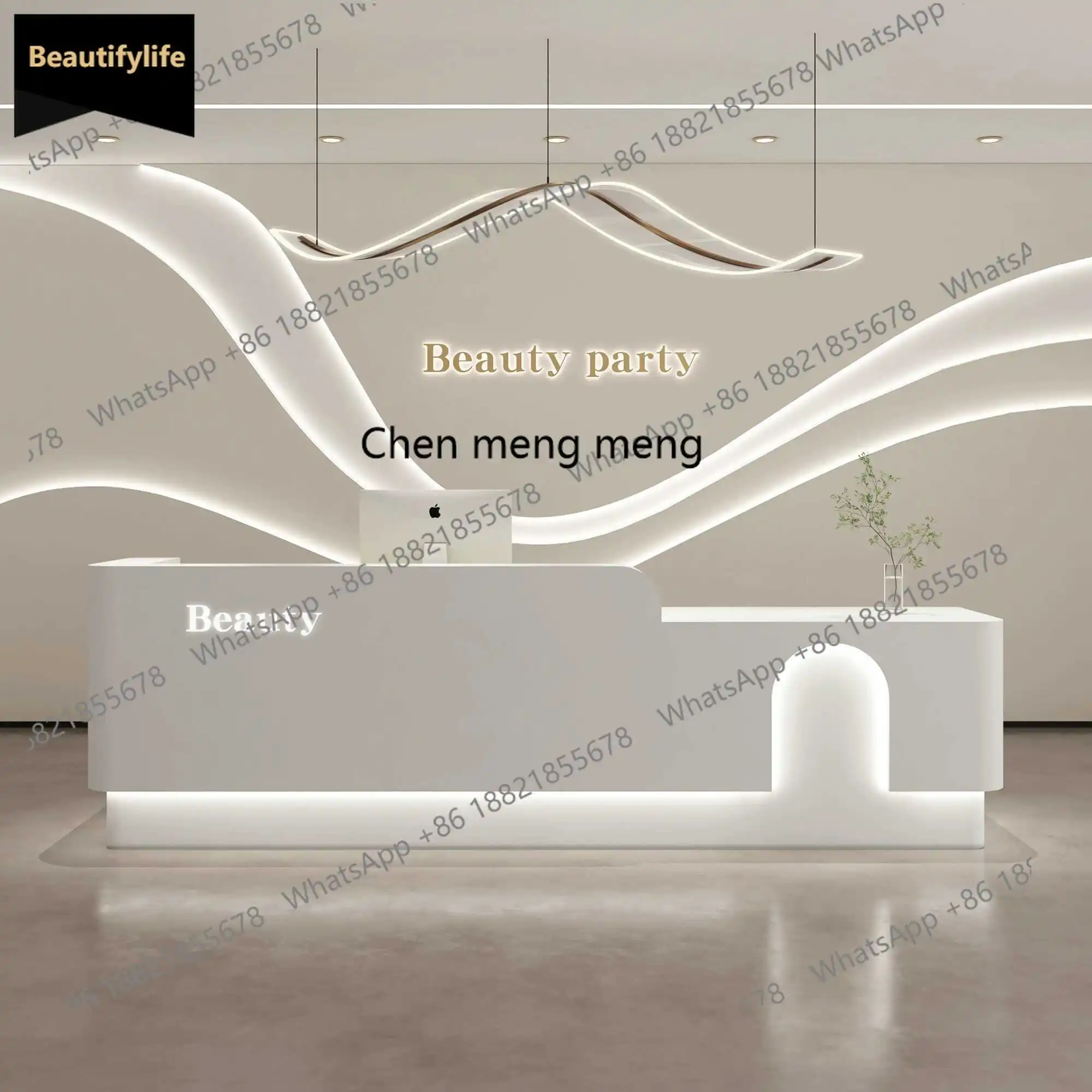 A139 Beauty salon Paint checkout page Front desk Company reception desk Clothing store Yoga studio Bar table