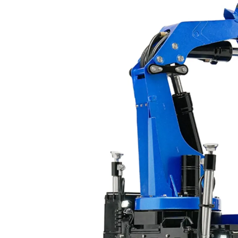 1/14 LESU 2Speed RC Hydraulic Roll On off Dumper Truck Crane Model Metal 8x8 Chassis Electric Tipper 2+7CH Valve Axles Lock Cars
