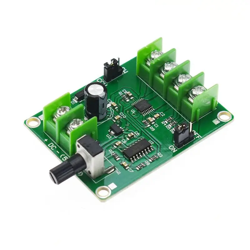 2Pcs Motor Driver 5V-12V DC Brushless Driver Board Controller for Hard Drive Motor 3/4 Wire Board