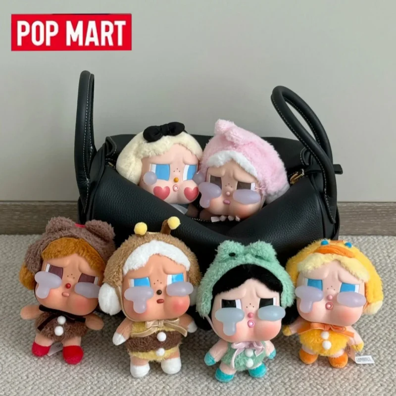 

POPMART оригинальная серия Crybaby Crying Again, виниловая кукла с лицом, игрушка, слепая коробка, фигурка животного, кулон, брелок, модный подарок на день рождения