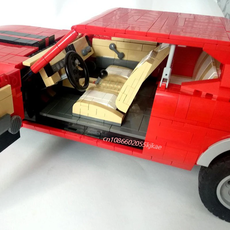 2188 Stück Chevroled Impalang 1970 klassisches Retro-Supercar-Rennmodell DIY kreative Ideen Kinderspielzeug Geburtstagsgeschenk Technologie Blöcke