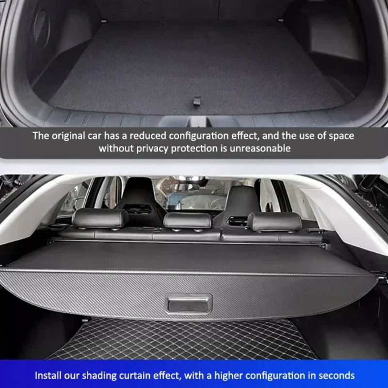 For Chery Exeed VX Lanyue 2019 2020 2021 2022 2023 2024 Car Trunk Curtain Cover Retractable Rack Partition Shield Car Accessorie