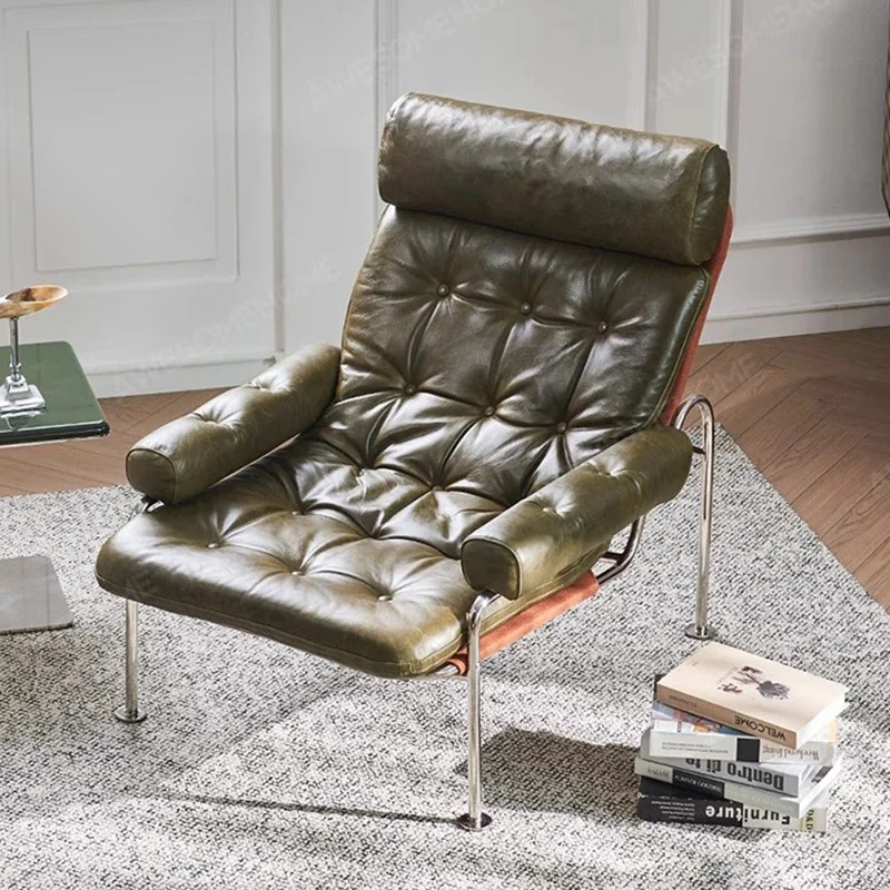 Elegant Metal Stable Living Room Chairs Spacious Relaxing Compact Versatile Living Room Chairs Cadeira Sala Seating Furniture