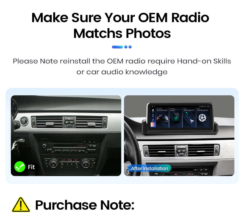 Junsun CarPlay Für Apple Auto Radio Multimedia Für BMW E90 E91 E92 E93 2005-2012 Bluetooth Drahtlose Android auto 4G GPS Stereo – Detail 1