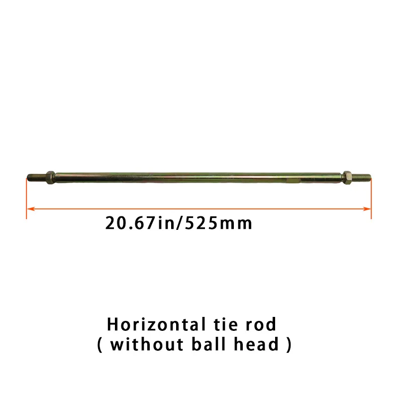 Golf cart horizontal tie assembly rod comptible with ClubCar DS for gas & electric golf carts 103354701,cross bar tension lever