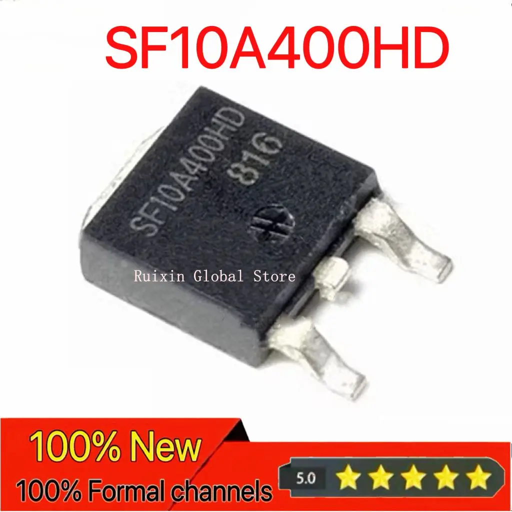 【10PCS】SF10A 400HD LCD ultra fast recovery rectifier diode 10A 400V TO-252
