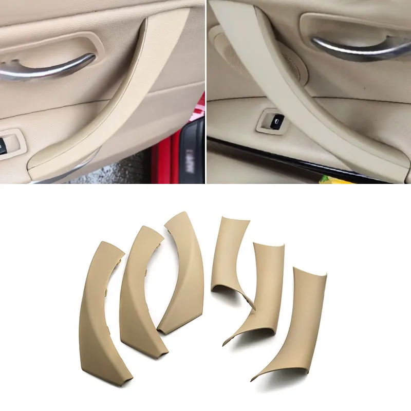 

LHD/RHD для BMW 3 серии E90 E91 316 318 320 325 328i 2004-2012 ручка подлокотника двери автомобиля, крышка рамы, отделка карбоновой текстуры