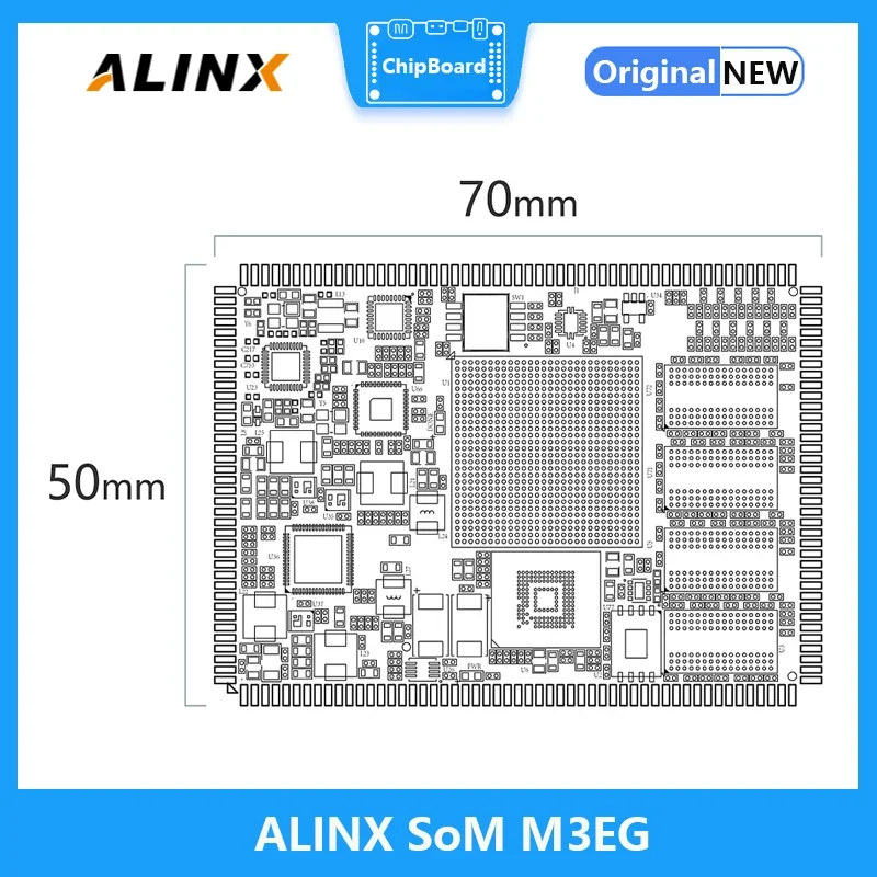 MiiBestODALINX SoM M3EG: نظام Xilinx Zynq UltraScale + MPSOC AI XCZU3EGSoM على فتحة ختم الوحدة