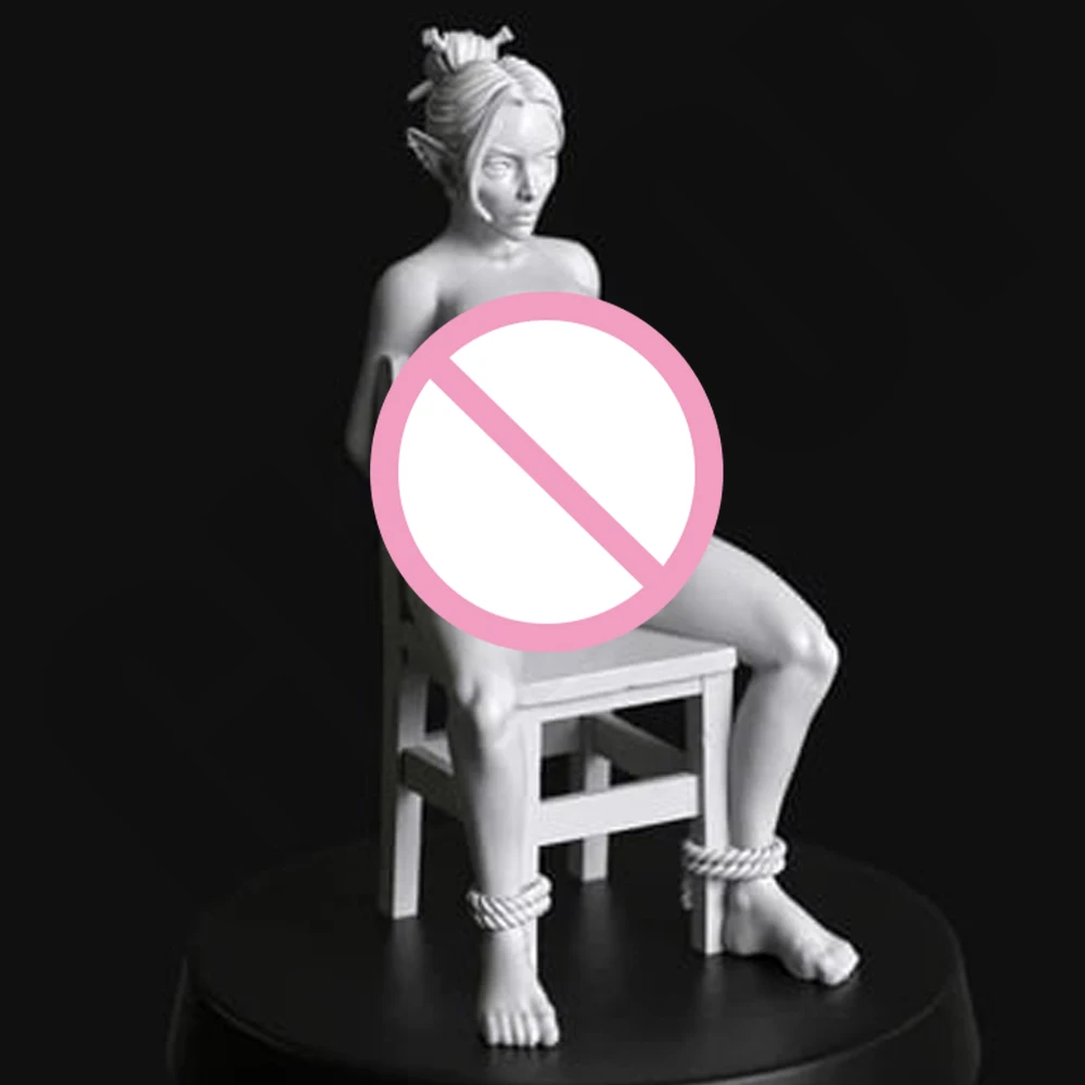 

1/24 NSFW Stool Bind Maid SM Фигурка из смолы Игрушка Неокрашенная кукла GK в разобранном виде 3D-принт в сборе Миниатюрная игрушка-статуя снижения