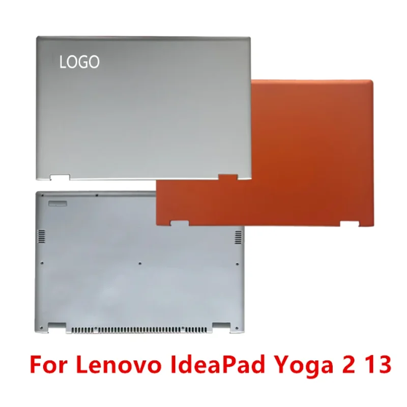 New For Lenovo IdeaPad Yoga 2 13 Yoga2 13 Laptop LCD Back Cover/Bottom Case Silver Orange Cover