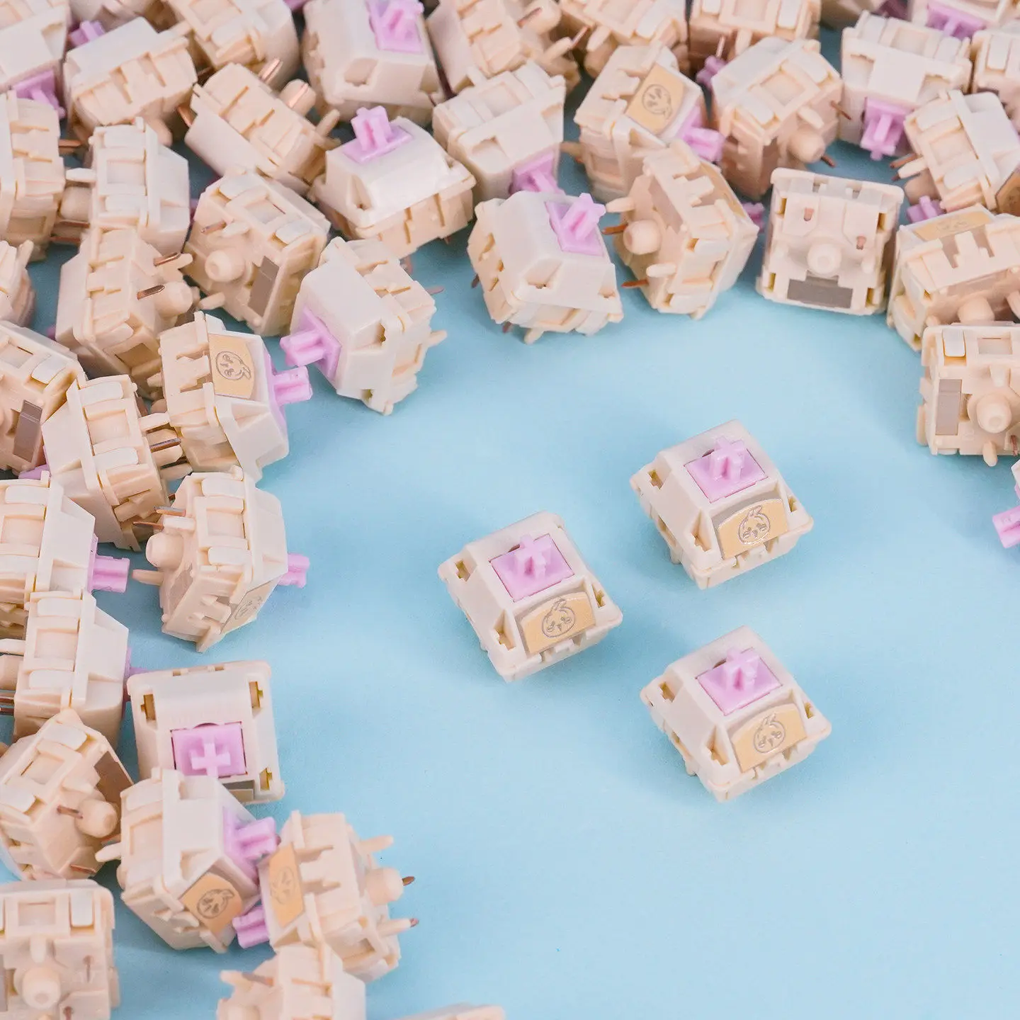 Usagi V2 Switch Linear Pre-Lubed 5 Pins HotSwap UPE Stem WINGTREE Switches For Mx Mechanical Keyboard 기계식 키보드 축