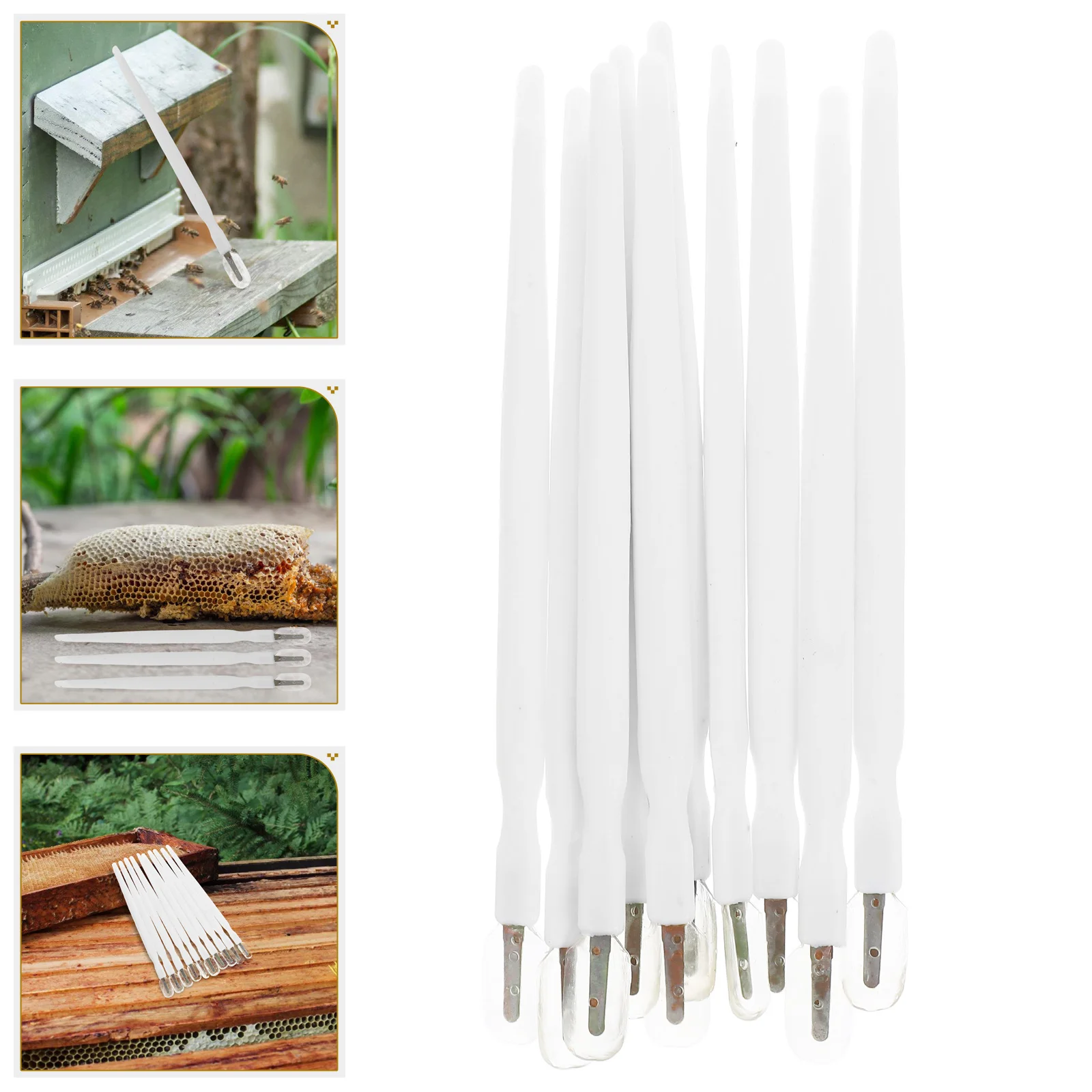 

10pcs Scraping Paste Pen Spatula Beekeeping Accessories Scraping Paste Pen Hive Beekeeping Supplies Tools Portable