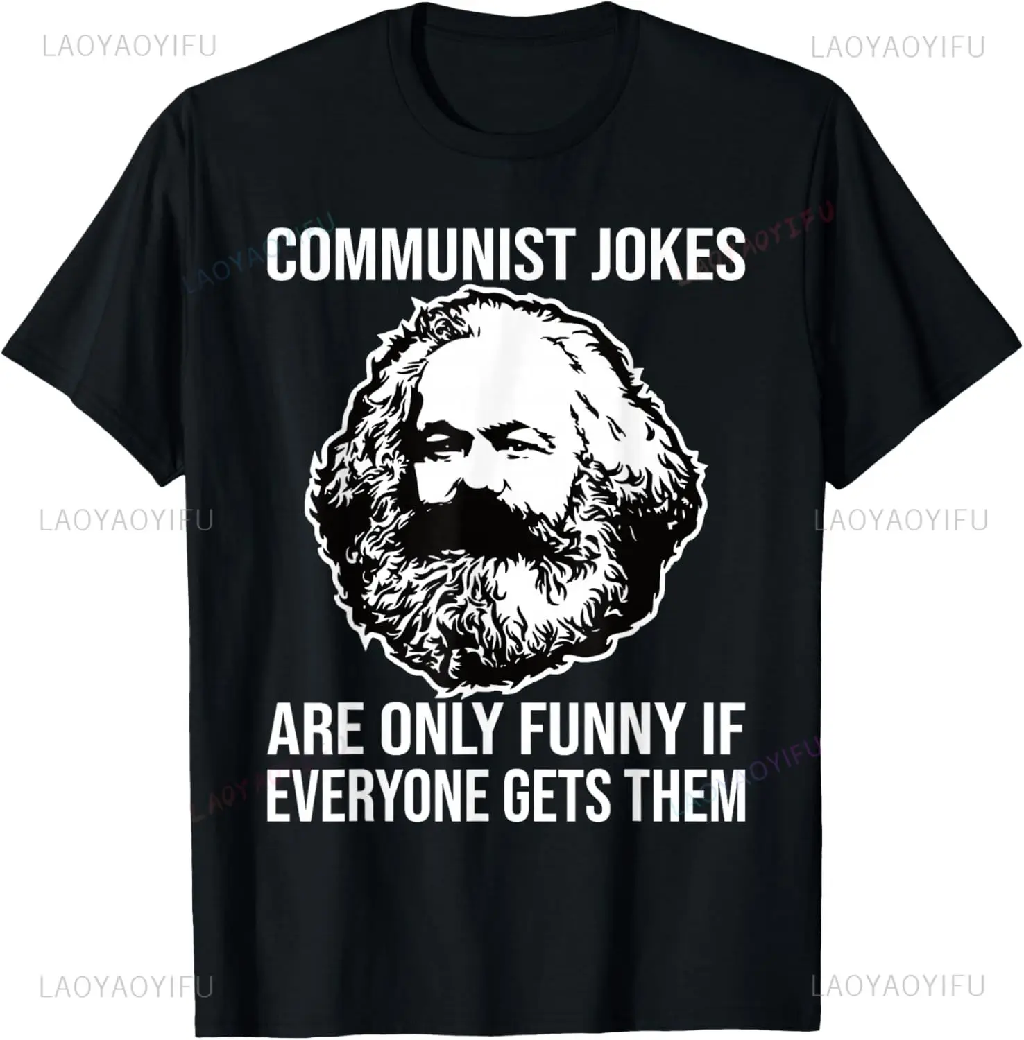 Communism Socialism Marxism Karl Marx Graphic Printed Russia T-Shirt Vintage The Soviet Union Short Sleeve Harajuku Man Tshirt