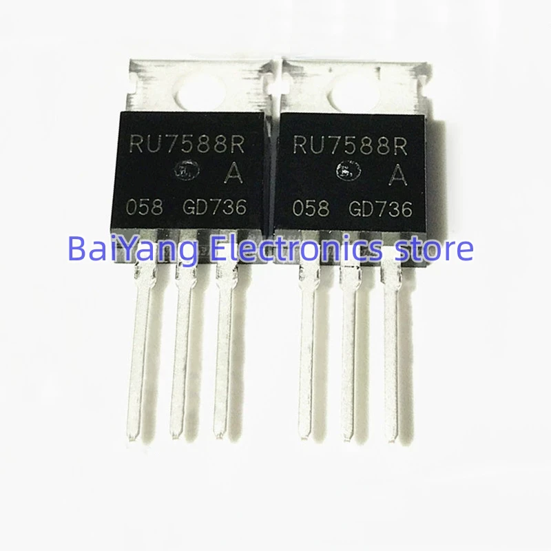 100% Nieuwe En Originele 10 Stuks Ru7588r To-220 Mosfet Veldeffect Transistor Krachtige Transistors Van Goede Kwaliteit