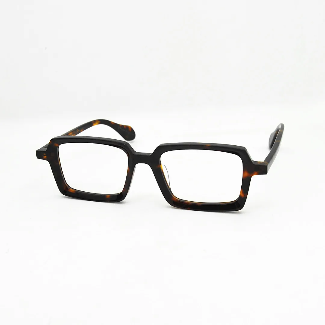 Belight 光学ベルギーデザイナースクエア厚いイタリアアセテートメガネ眼鏡眼鏡フレーム男性女性眼鏡 Mille + 86