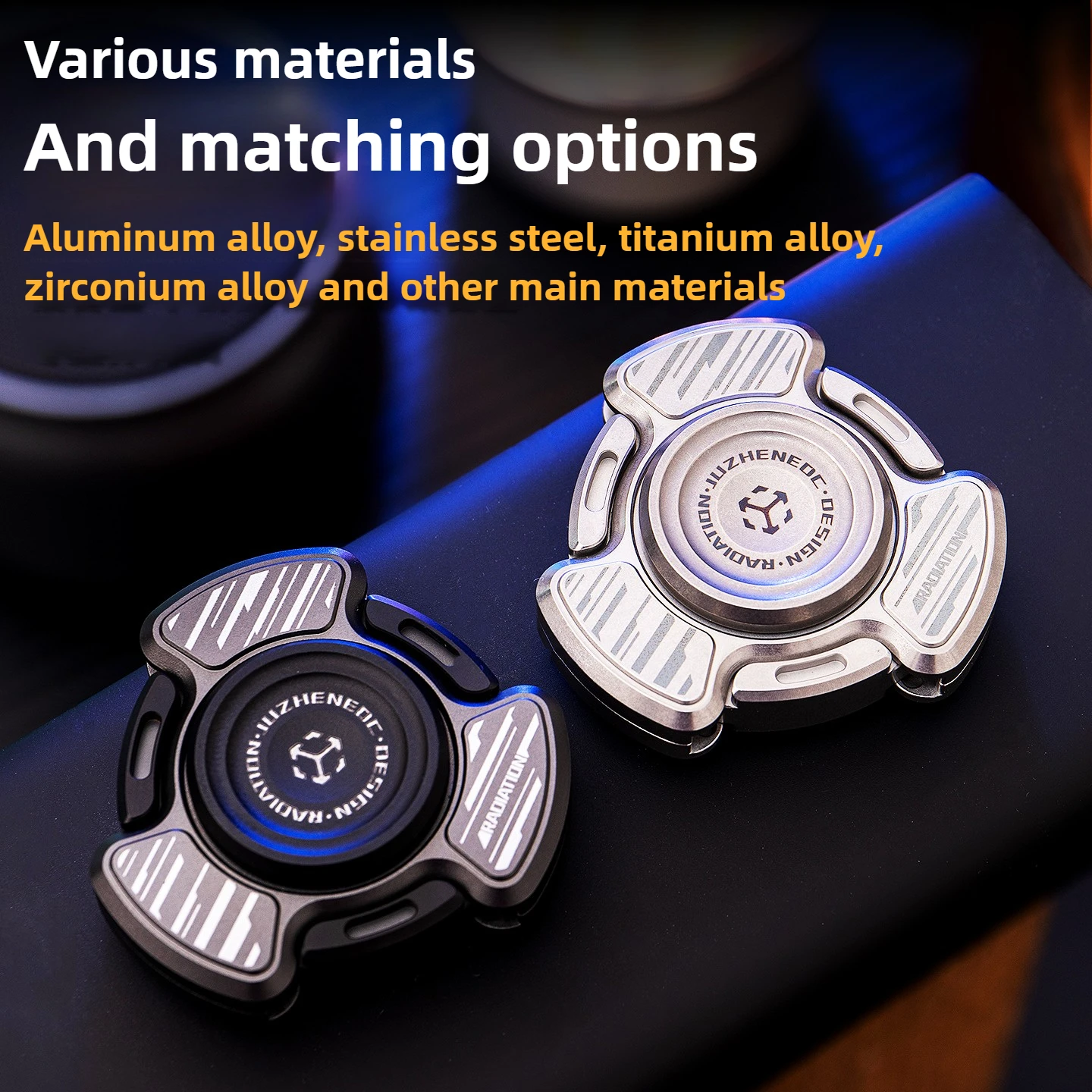 لعبة تخفيف الضغط لسطح المكتب من Matrix EDC Radiation PRO بفتحة درع داخلي مكونة من ثلاث صفحات #4