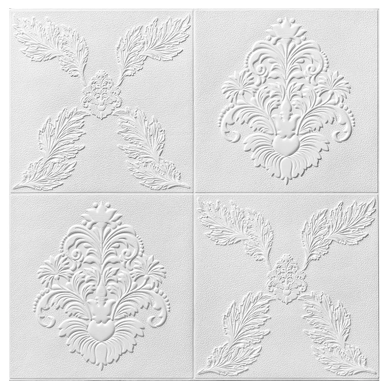 

3D wallpaper three-dimensional big flower wall sticker, bedside upholstery foam wallpaper, living room background wall sticker